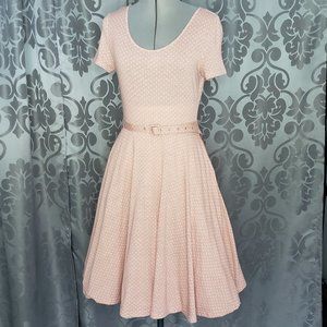 Modcloth Retro Style Casual Dusty Rose Dress
